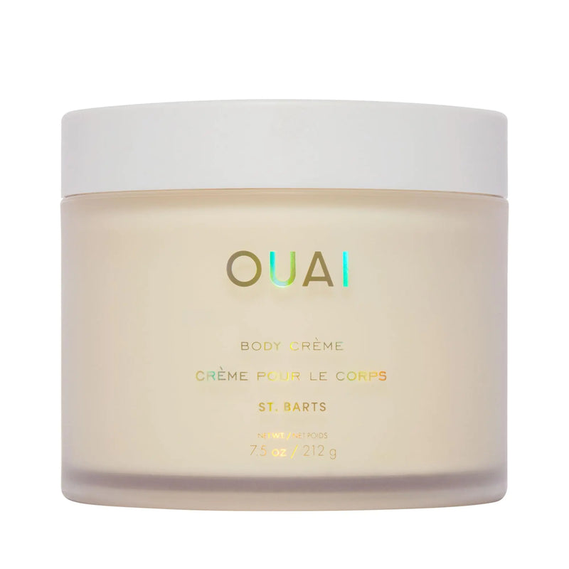 OUAI Body Cream, St. Barts - Hydrating Whipped Body Cream with Cupuaçu Butter, Coconut Oil and Squalane - Softens Skin and Delivers Healthy-Looking Glow - Sulfate-Free Skin Care - 7.5 Oz