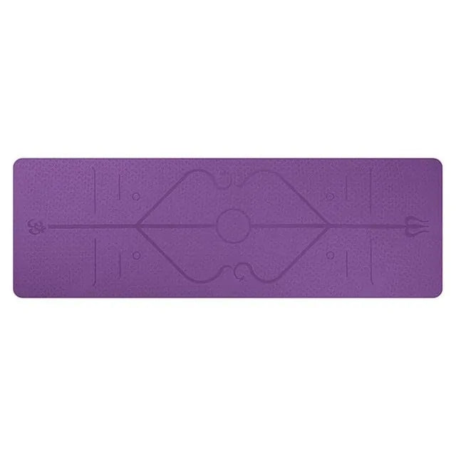 TPE Yoga Mat with Position Line