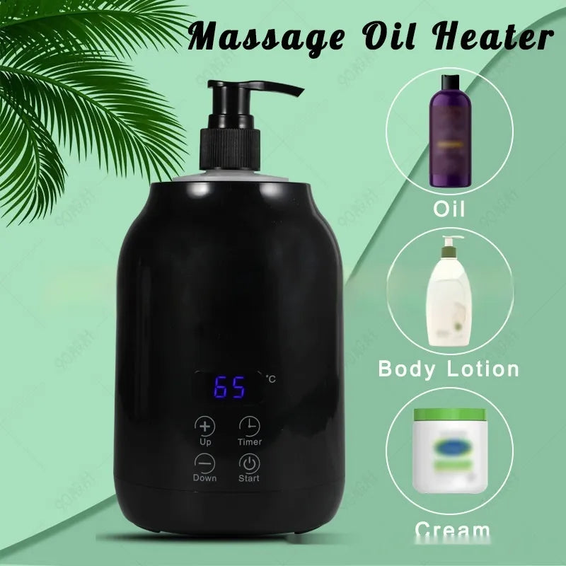 Touch Display Massage Oil Heater Essential Oil Body Lotion Heating Machine