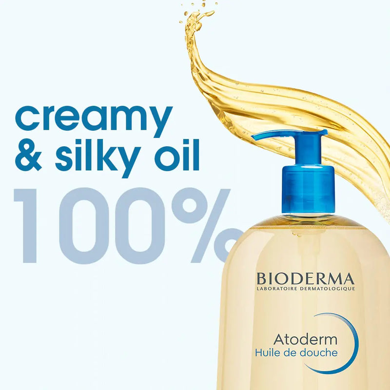 Bioderma Atoderm Shower Oil, Cleansing Oil For Face & Body, Nourishing Cleansing Oil 33.8 Fl Oz (Pack of 1)