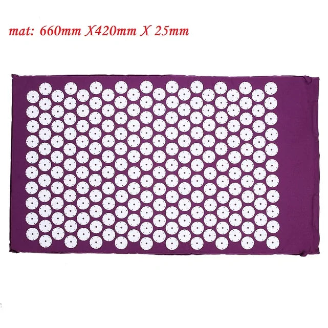 Acupuncture Massage Yoga Spike Mat with Pillow