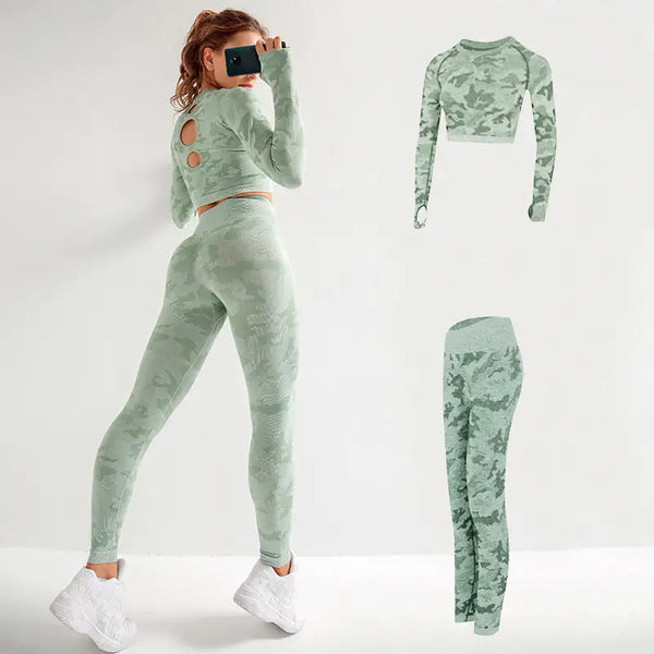 Spirit Yoga Long-sleeved High-stretch Yoga Suit