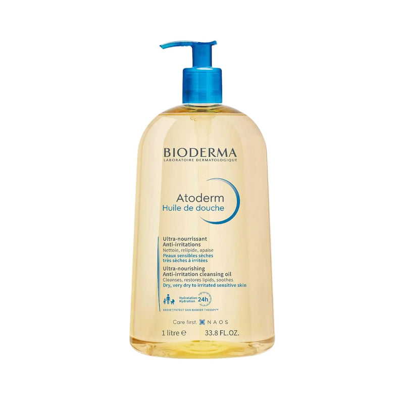 Bioderma Atoderm Shower Oil, Cleansing Oil For Face & Body, Nourishing Cleansing Oil 33.8 Fl Oz (Pack of 1)